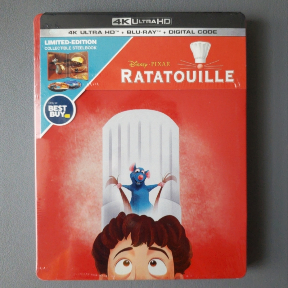 Ratatouille 4K Blu-ray steelbook bestbuy exclusive